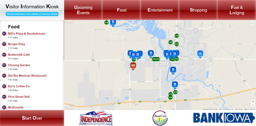 Visitor Information Kiosk